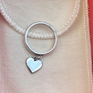 James Avery heart dangle ring